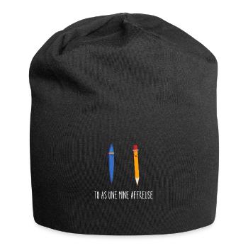 tu as une mine affreuse - Bonnet en jersey - noir - Devant