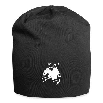 Elephant - Africa Wilderness Nature Conservation - Jersey Beanie - black - Front