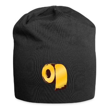 Klopapier Gold 2020 Hamsterkäufe - Jersey-Beanie - Schwarz - Vorne
