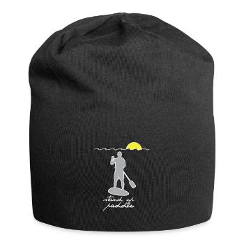 SUP - Stand Up Paddle - Jersey-Beanie - Schwarz - Vorne