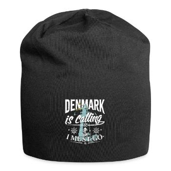 Denmark is calling and I have to go - Denmark - Jersey Beanie - black - Front