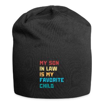 Son-in-law gift Son in Law is my favorite! - Jersey Beanie - black - Front