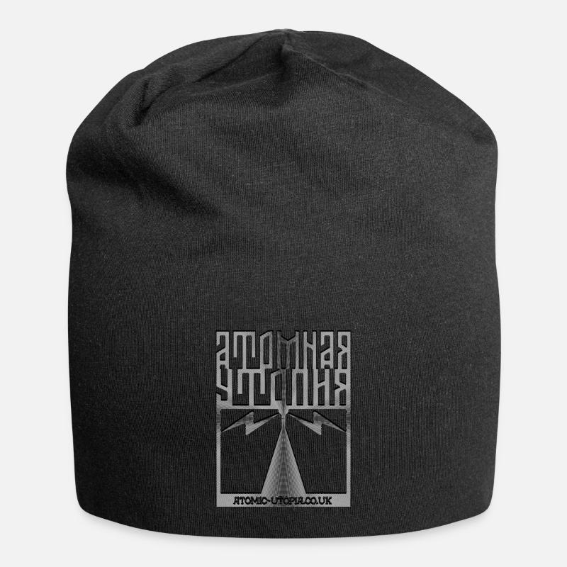 Atomic Utopia - Grey Line Promo - Jersey Beanie - black