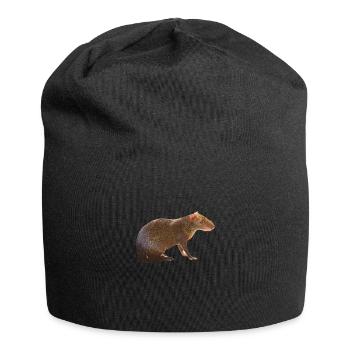 Agouti 4 - Jersey-Beanie - Schwarz - Vorne