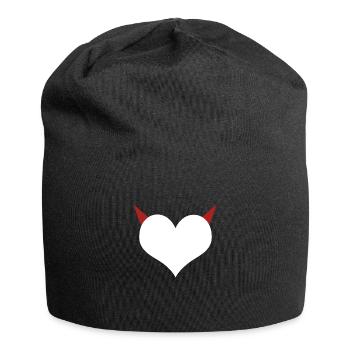 Herz Teufel Diable que j’aime - Bonnet en jersey - noir - Devant