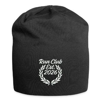 Retro Run Club 2026 T-Shirt - Jersey-Beanie - Schwarz - Vorne
