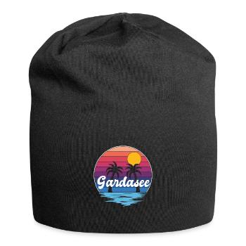 Lake Garda Holidaymakers Lake Garda - Jersey Beanie - black - Front