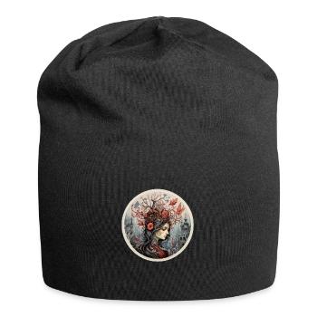 Mère Nature Terre Mère Nature Déesse Féminité 2 - Bonnet en jersey - noir - Devant
