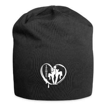 Taekwondo-girl Taekwondo-sisters Allkampf - Jersey Beanie - black - Front