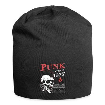 Punk Since 1977, Punks Not Dead, 47 Years Old and - Jersey Beanie - black - Front