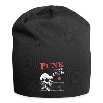 28 Jahre alt und immer noch Punk, Punks nicht tot, Punk - Jersey-Beanie - Schwarz - Vorne