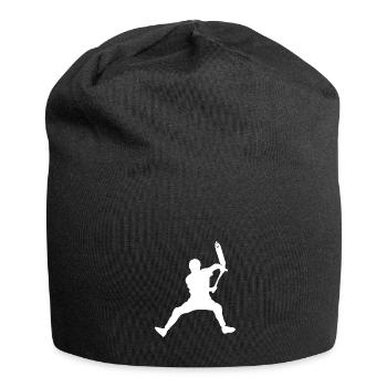 Front Bri 2 - Jersey Beanie - black - Front