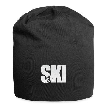 SKI - Jersey-Beanie - Schwarz - Vorne