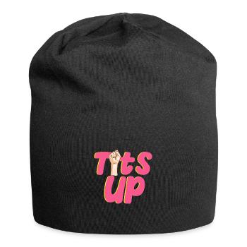Tittenfeminismus - Jersey-Beanie - Schwarz - Vorne