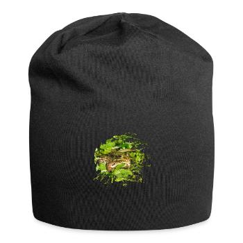 Sois courageux et pas une grenouille terrifiante - Bonnet en jersey - noir - Devant