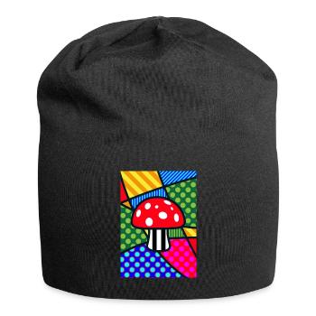 Fly agaric - Jersey Beanie - black - Front