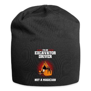 Heavy machinery operator for excavators - Jersey Beanie - black - Front