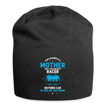 Dragon Boat Theme for Dragon Boat Paddling - Jersey Beanie - black - Front