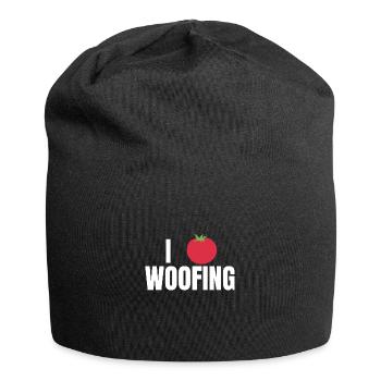 i love woofing - Jersey Beanie - black - Front