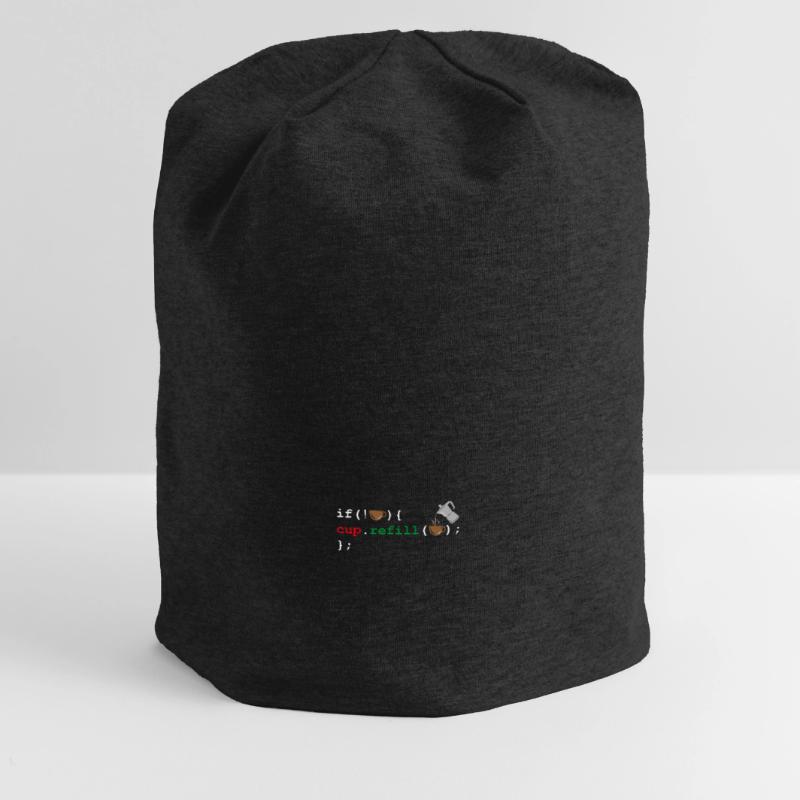 Programmierer Geschenk Kaffee Koffein Coden Code Jersey-Beanie