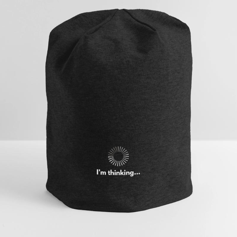 I'm thinking PC computer problem funny gift Jersey Beanie
