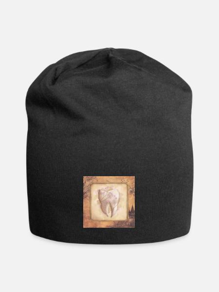 Vintage Art for Dentist & Dental Assistant - Jersey Beanie - black