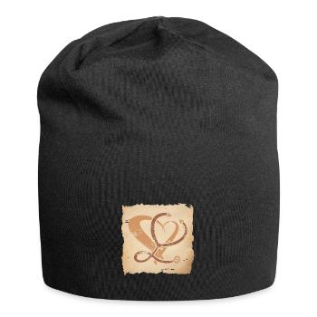 Arzt / Krankenschwester Vintage Stethoskop Art - Jersey-Beanie - Schwarz - Vorne
