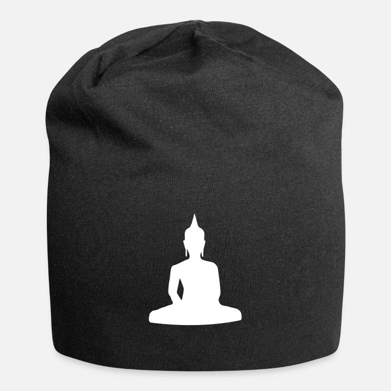 Bouddha - Bonnet en jersey - noir