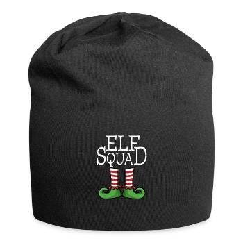 Elf Squad - Team Groupe Xmas Christmas Costume - Jersey Beanie - black - Front