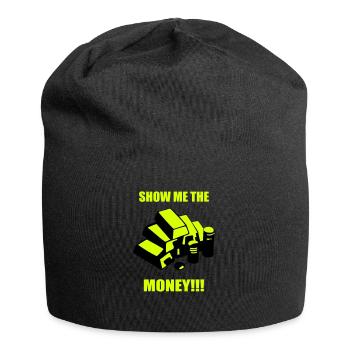 Show me the money - gold - Jersey Beanie - black - Front