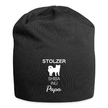 Shiba Inu Hund Shiba Inu Besitzer Shiba Inu Papa - Jersey-Beanie - Schwarz - Vorne