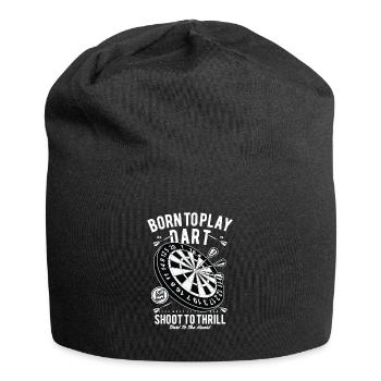 Lustig Dart Bullseye Darspieler Geschenk - Jersey-Beanie - Schwarz - Vorne