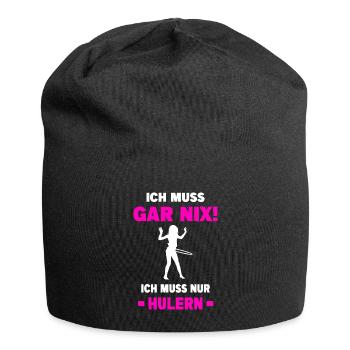 Hulahoop Hula Fitness Reifen Hoop Sport Hullern - Jersey-Beanie - Schwarz - Vorne
