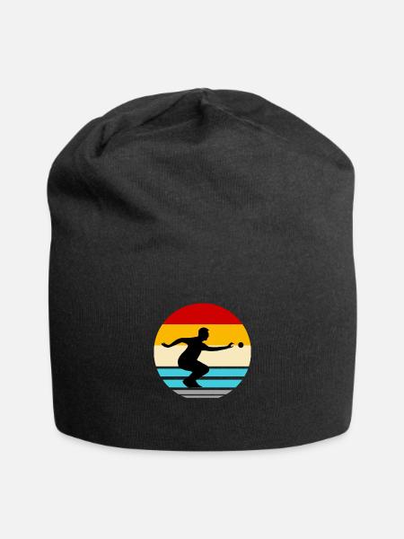 Boule Petanque Boccia Boule Player Boules Ball - Jersey Beanie - black