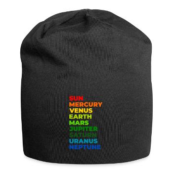Solar system - Jersey Beanie - black - Front