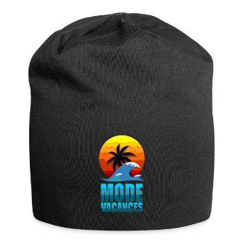 Mode Vacances - Bonnet en jersey - noir - Devant