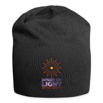 Speed of light - Jersey Beanie - black - Front