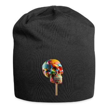 Bonbons Lollipop Crâne - Bonnet en jersey - noir - Devant