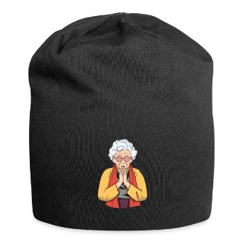 Christian Christianity Granny - Jersey Beanie - black - Front