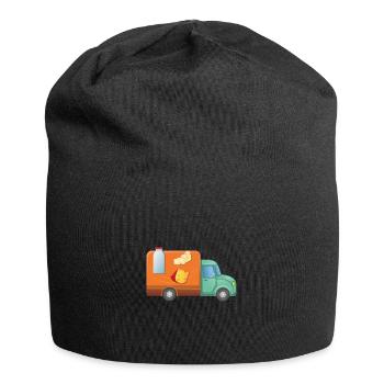 Lieferdienst Milch Wagen - Jersey-Beanie - Schwarz - Vorne
