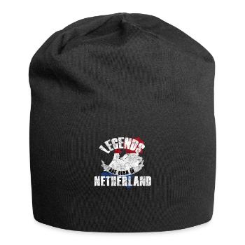 Legends are born in Netherland - Jersey Beanie - black - Front