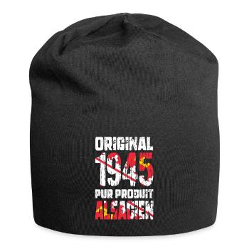 80th Anniversary - Original - 1945 - Alsatian - Jersey Beanie - black - Front