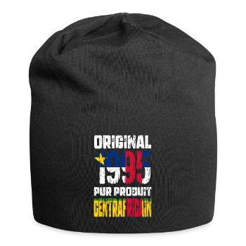 30 Jahre Jubiläum - Original 1995 Zentralafrikanisch - Jersey-Beanie - Schwarz - Vorne