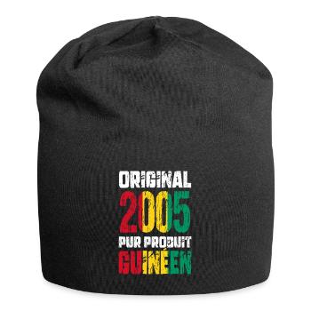 Anniversaire 20 ans - Original 2005 - Guinéen - Bonnet en jersey - noir - Devant