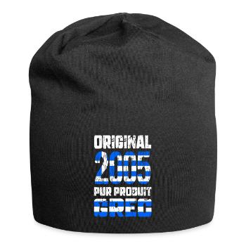 20 Jahre Jubiläum - Original 2005 - Griechisch - Jersey-Beanie - Schwarz - Vorne