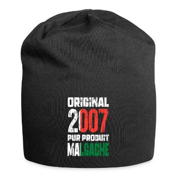 18th Birthday - Original 2007 - Malagasy - Jersey Beanie - black - Front