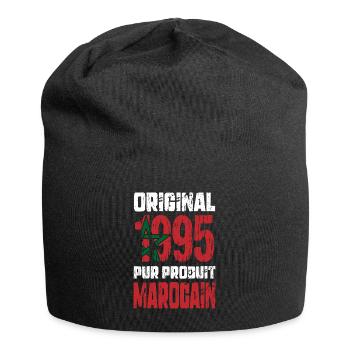 30-jähriges Jubiläum - Original 1995 - Marokkanisch - Jersey-Beanie - Schwarz - Vorne