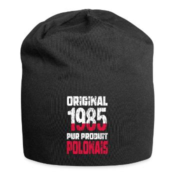 40 Jahre Jubiläum - Original 1985 - Polnisch - Jersey-Beanie - Schwarz - Vorne