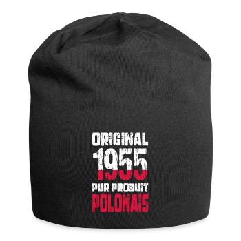 70. Geburtstag - Original 1955 - Polnisch - Jersey-Beanie - Schwarz - Vorne