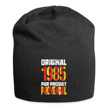 Anniversaire 40 ans - Original 1985 - Provençal - Bonnet en jersey - noir - Devant